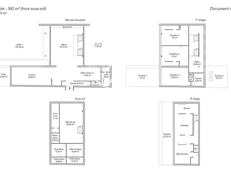 Maison Colombes - 4 chambres - 429m²