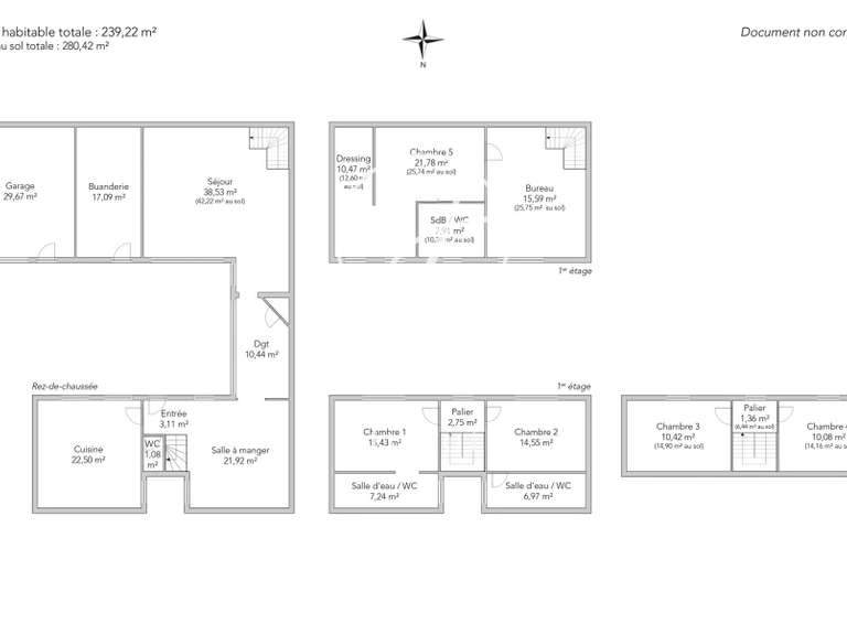 House Colombes - 5 bedrooms - 280m²