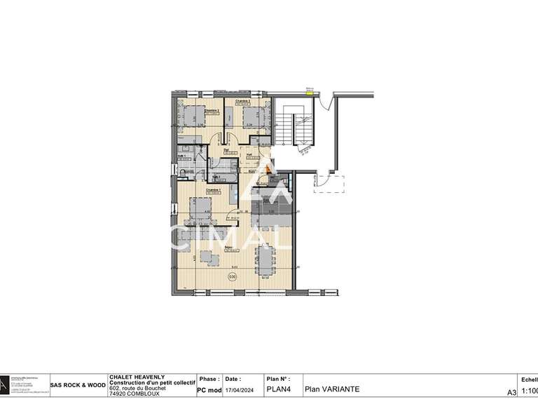 Apartment Combloux - 4 bedrooms - 105m²