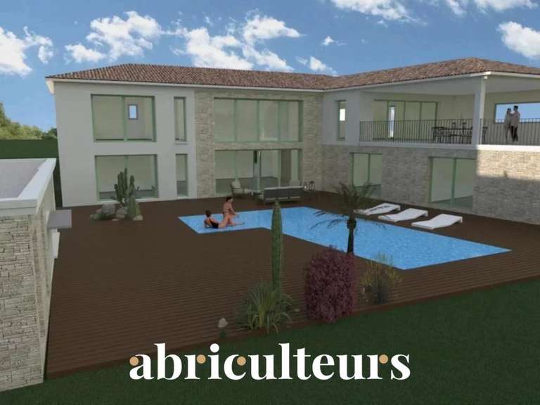 Land Éguilles - 1400m²