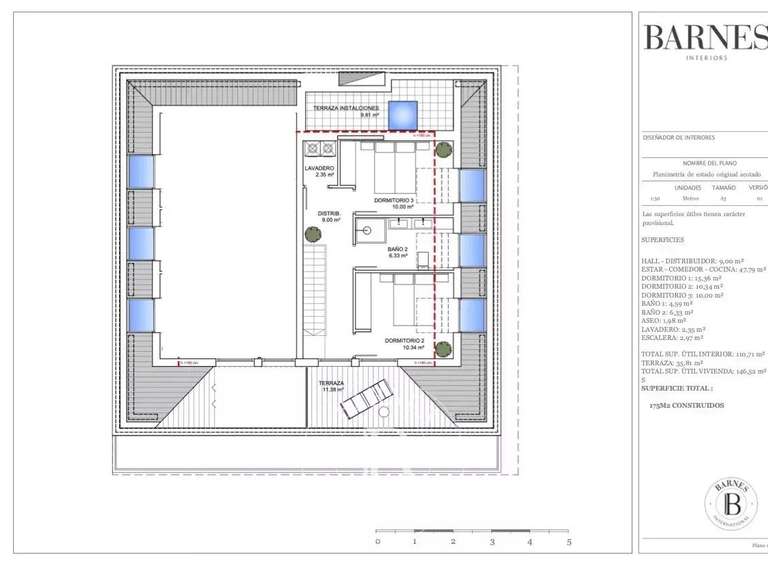Appartement Saint-Sébastien - 3 chambres - 160m²