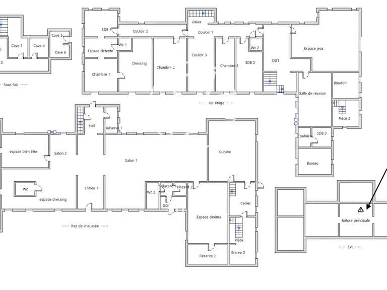 Château Eth - 4 chambres - 1200m²