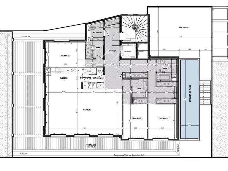 Apartment Èze - 3 bedrooms - 156m²
