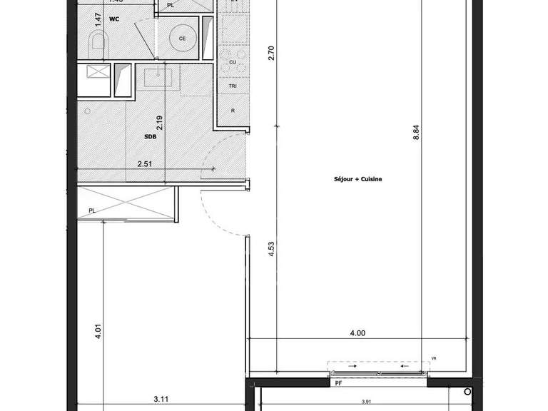 Apartment Èze - 1 bedroom - 62m²