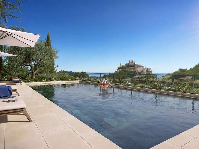 Appartement avec Vue sur mer Èze - 2 chambres - 80m²