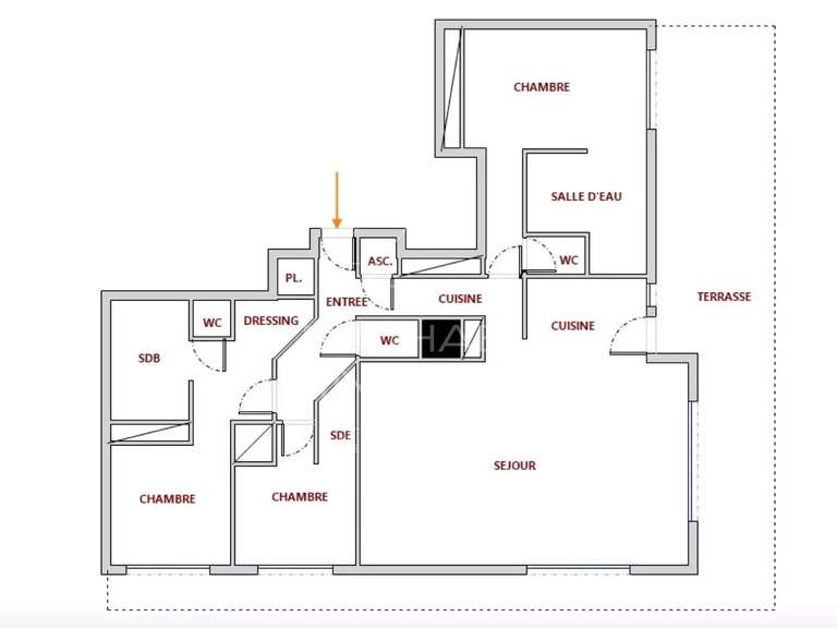 Appartement Èze - 3 chambres - 130m²