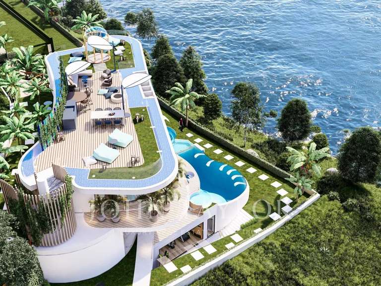 Terrain avec Vue sur mer Èze - 1100m²