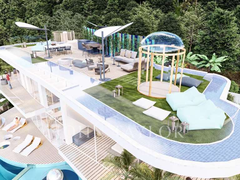 Terrain avec Vue sur mer Èze - 1100m²