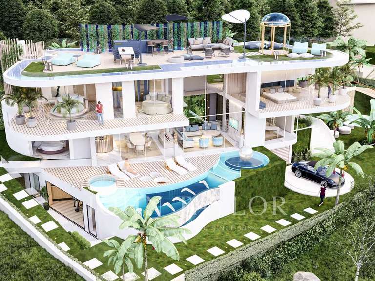 Terrain avec Vue sur mer Èze - 1100m²