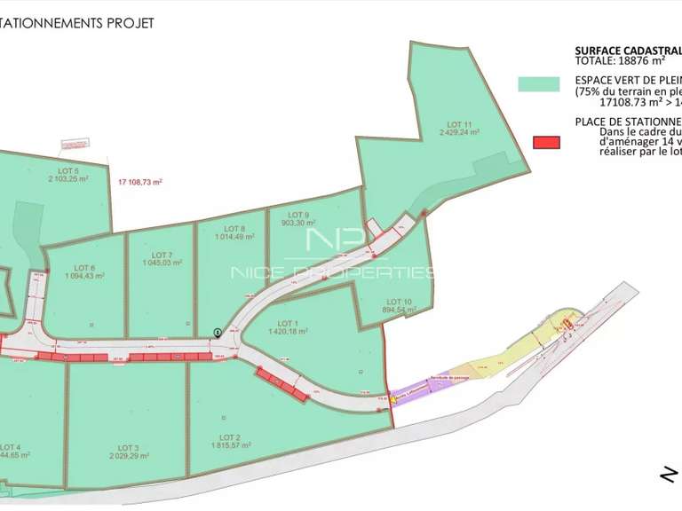 Terrain Falicon - 18876m²