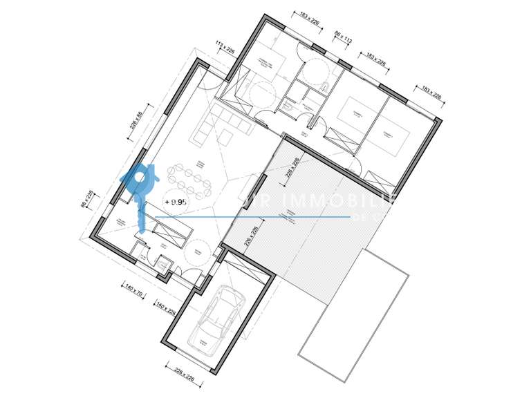 Villa Ghisonaccia - 3 chambres - 119m²