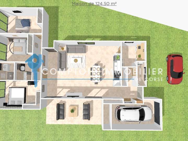 Villa Ghisonaccia - 3 chambres - 124m²