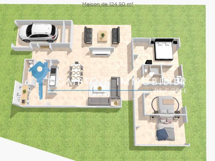 Villa Ghisonaccia - 3 chambres - 124m²