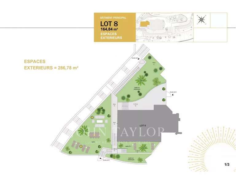 Appartement avec Vue sur mer Grasse - 4 chambres - 164m²