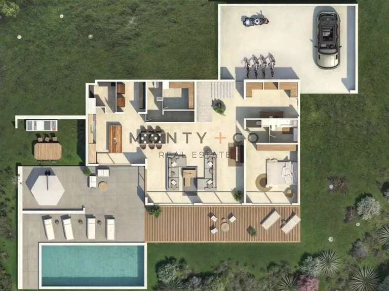 Villa avec Vue sur mer Grimaud - 5 chambres - 385m²