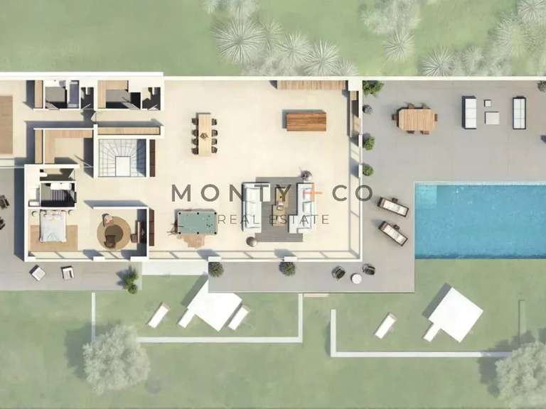 Villa avec Vue sur mer Grimaud - 5 chambres - 397m²