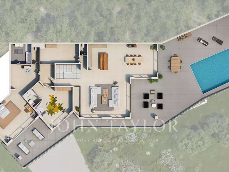 Villa avec Vue sur mer Grimaud - 5 chambres - 360m²