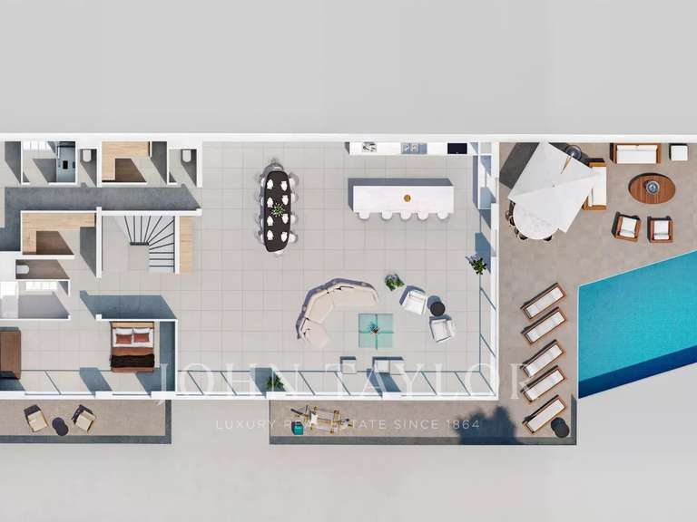 Villa avec Vue sur mer Grimaud - 5 chambres - 385m²