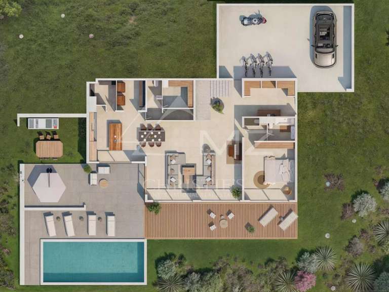 Villa avec Vue sur mer Grimaud - 3 chambres - 385m²