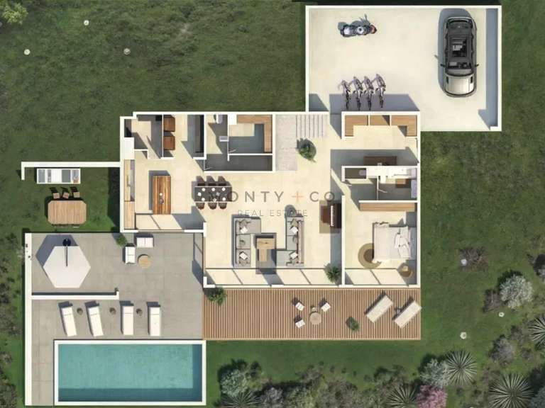 Villa avec Vue sur mer Grimaud - 5 chambres - 382m²