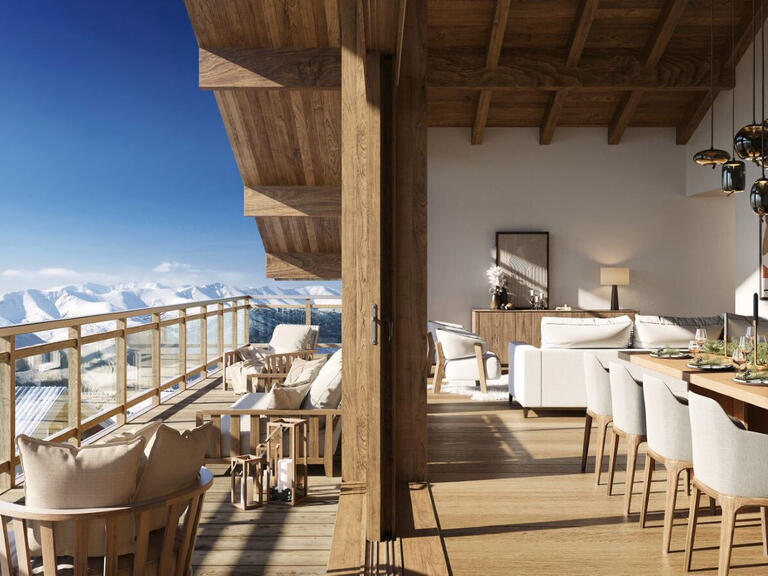 Apartment Huez - 3 bedrooms - 90m²
