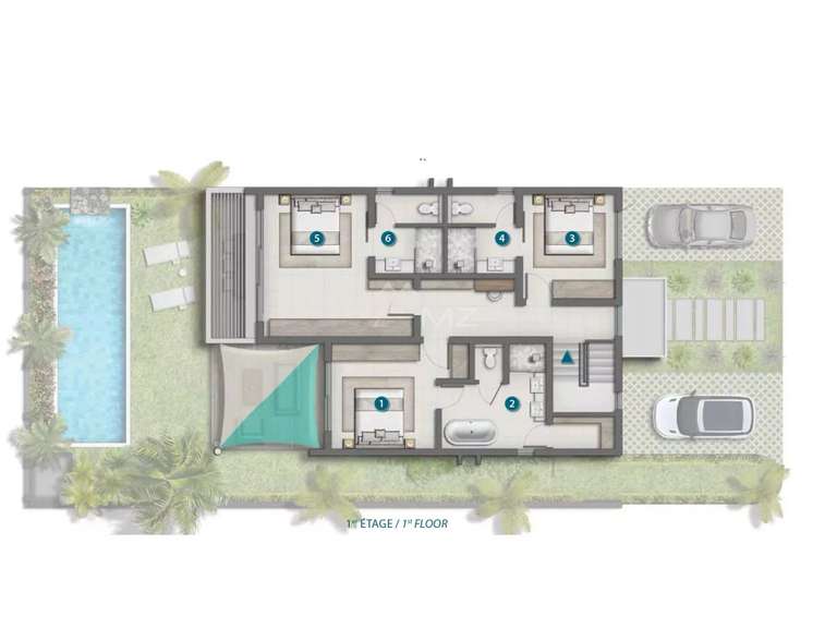 Apartment Mauritius - 3 bedrooms - 190m²