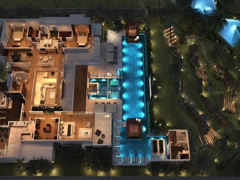 Bien atypique Maurice - 5 chambres - 639m²
