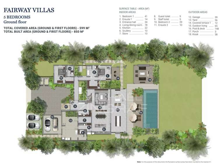 Villa Maurice - 5 chambres - 850m²