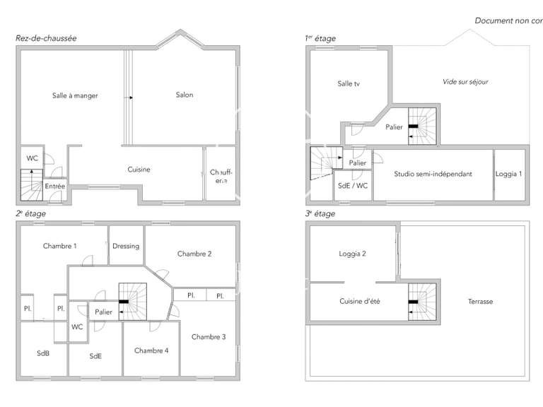 Appartement Issy-les-Moulineaux - 5 chambres - 287m²