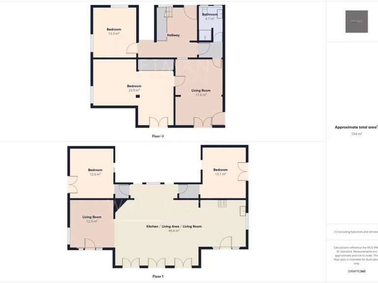 Maison Juan-les-pins - 4 chambres - 183m²