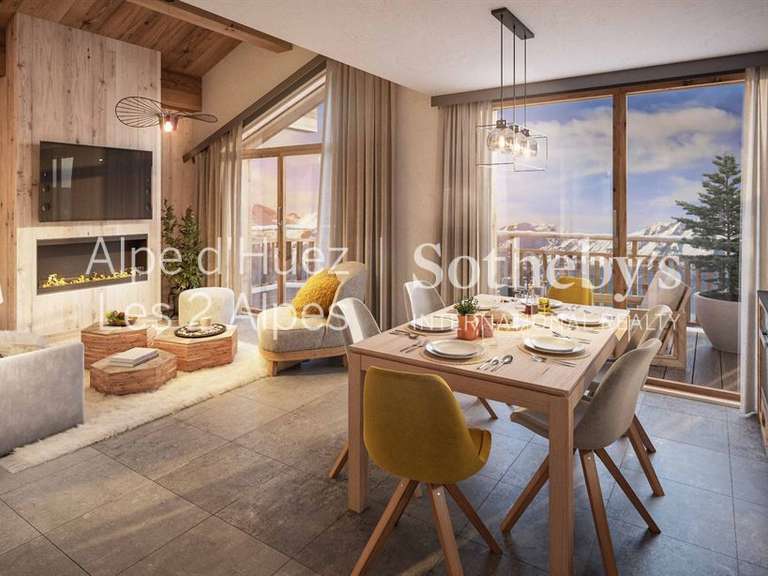 Appartement L'alpe-d-huez - 2 chambres - 59m²