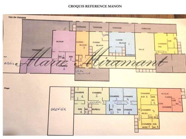 Propriété L'Isle-sur-la-Sorgue - 13 chambres - 600m²