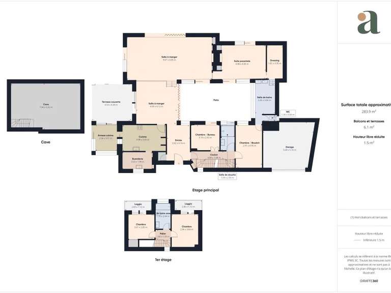 Maison La Colle-sur-Loup - 5 chambres - 276m²