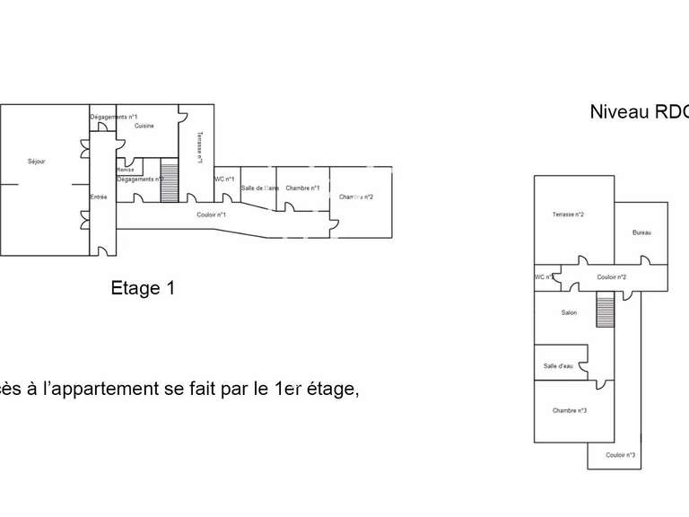 Appartement La Madeleine - 4 chambres - 172m²