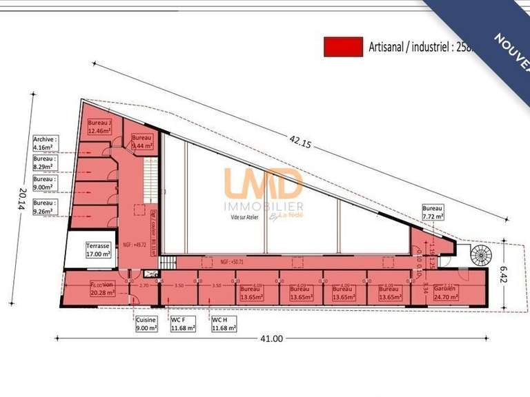 Terrain La Motte - 3050m²