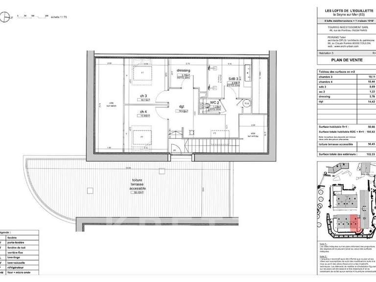Appartement La Seyne-sur-Mer - 4 chambres - 182m²