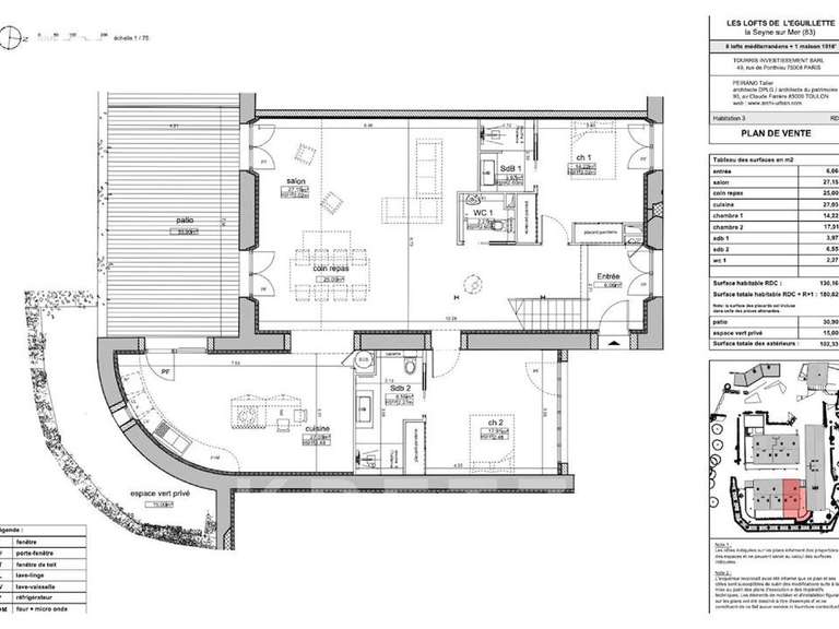 Appartement La Seyne-sur-Mer - 4 chambres - 182m²