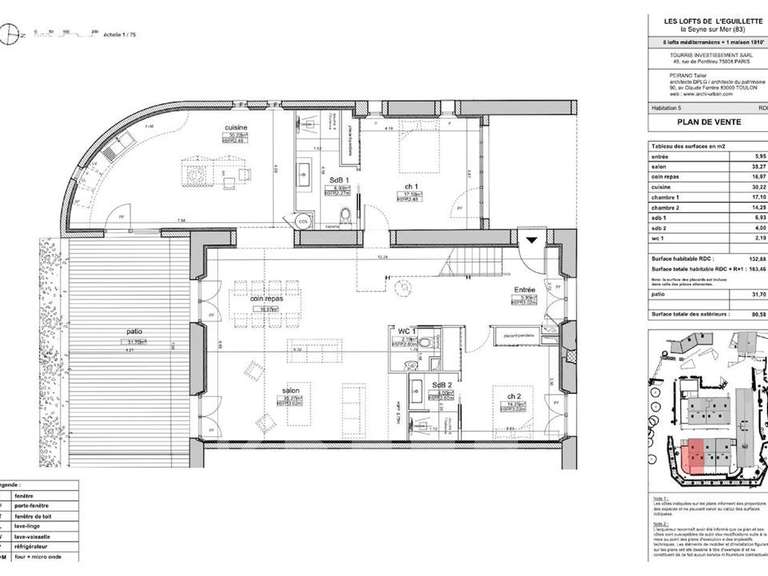 Appartement La Seyne-sur-Mer - 4 chambres - 184m²