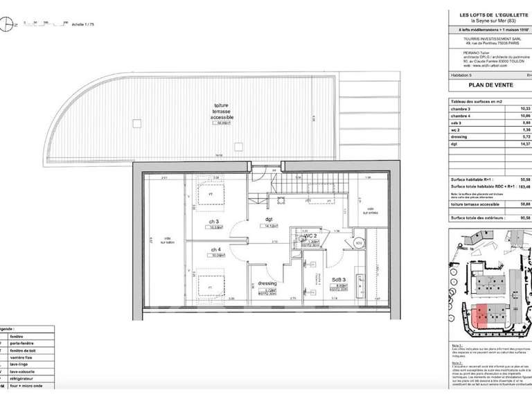 Appartement La Seyne-sur-Mer - 4 chambres - 184m²