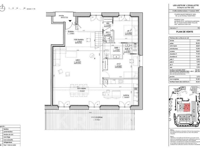 Appartement La Seyne-sur-Mer - 4 chambres - 203m²