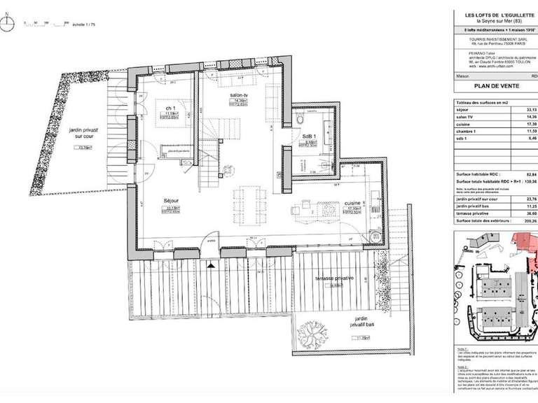 Maison La Seyne-sur-Mer - 3 chambres - 138m²