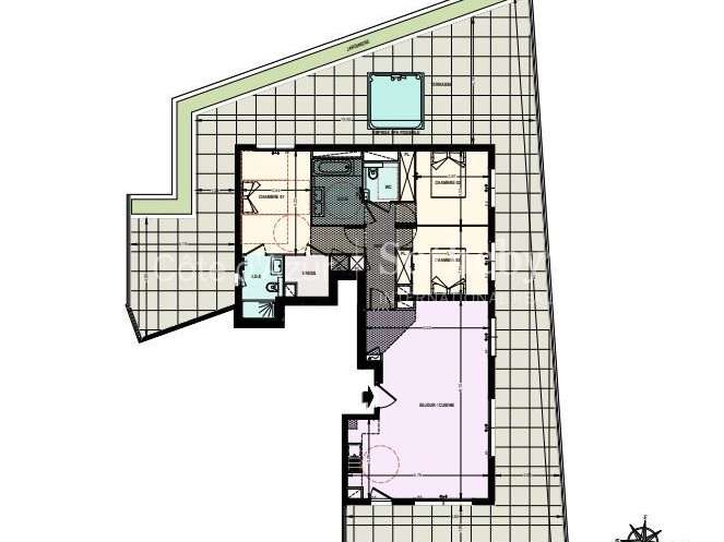 Apartment with Sea view Le Cannet - 3 bedrooms - 97m²