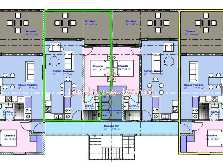 Apartment Le Diamant - 1 bedroom - 44m²