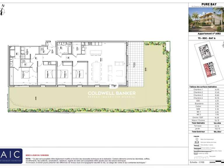 Appartement Le Lavandou - 4 chambres - 144m²