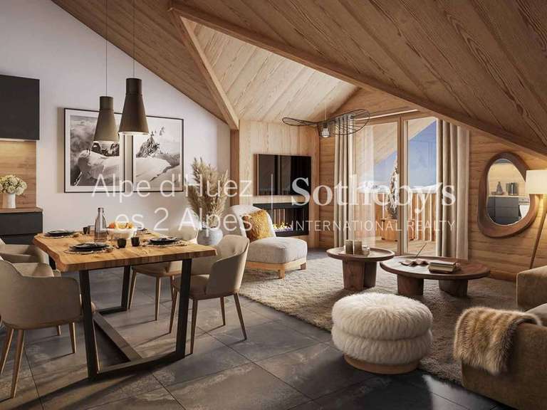 Appartement Les deux-alpes - 2 chambres - 76m²