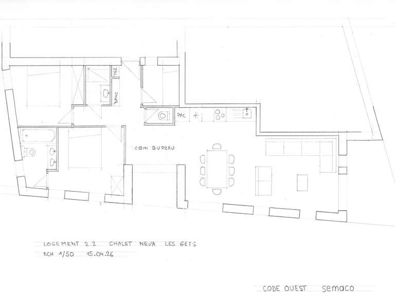 Appartement Les Gets - 3 chambres - 79m²