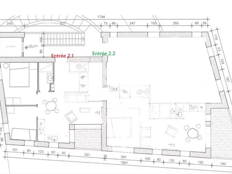 Appartement Les Gets - 3 chambres - 79m²