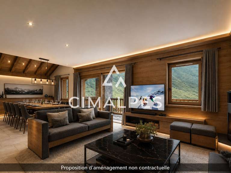 Appartement Les menuires - 6 chambres - 147m²