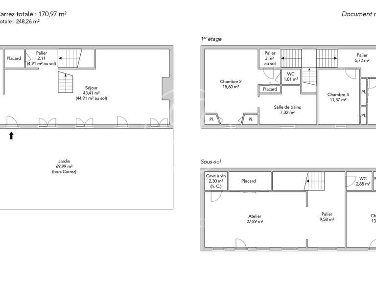 Maison Levallois-Perret - 4 chambres - 248m²