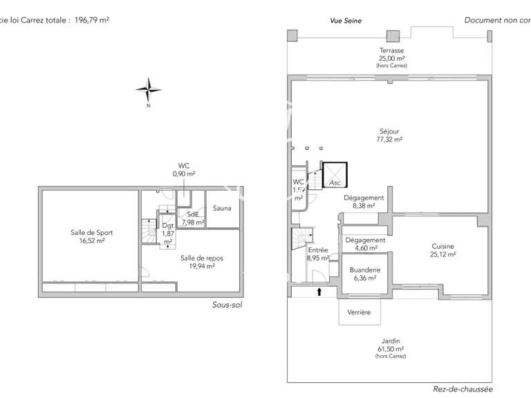 Maison Levallois-Perret - 3 chambres - 665m²